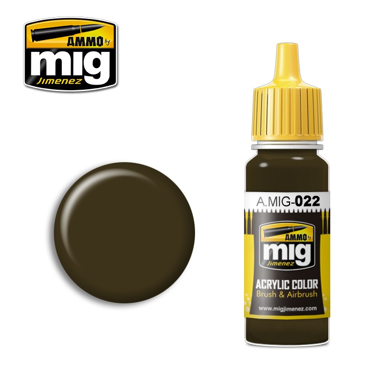 Ammo Mig Jimenez Acrylic 17ml Paint 3B AU BASIC PROTECTOR ALKIDNO-URETANOVAYA