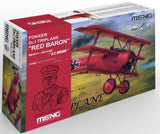 Meng 1/32 Fokker Dr.I Triplane (ex Wingnut Wings) with free 1/10 Resin Figure of Richthofen QS-002s