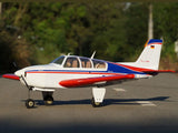 VQ Beechcraft Bonanza 62.2 Inch (EP/GP) ARF (White/Red/Blue)