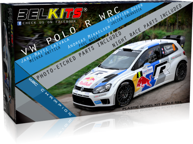 Plastic Kit BELKITS Volkswagen Polo R WRC 1:24 scale 005