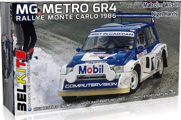 Plastic Kit Belkits MG Metro 6R4 Rally Monte Carlo 86 M.Wilson