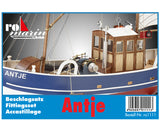 Krick Antje Fishing Boat Kit complete with Fittings set