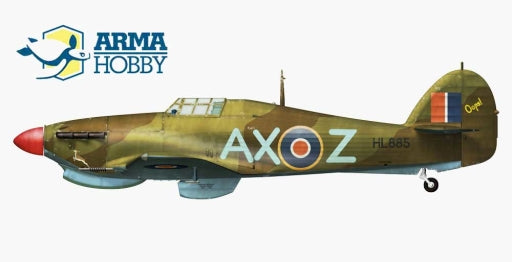 Plastic Kit 1/72 Arma Hobby Hurricane MkIIc Trop 70037