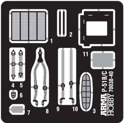 Arma Hobby 1/72 F-6C Mustang 70040