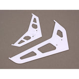 Blade 450 Stabiliser Fin Set White