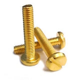 Brass Flat Pan Hd Bolt M4 16mm Pk10