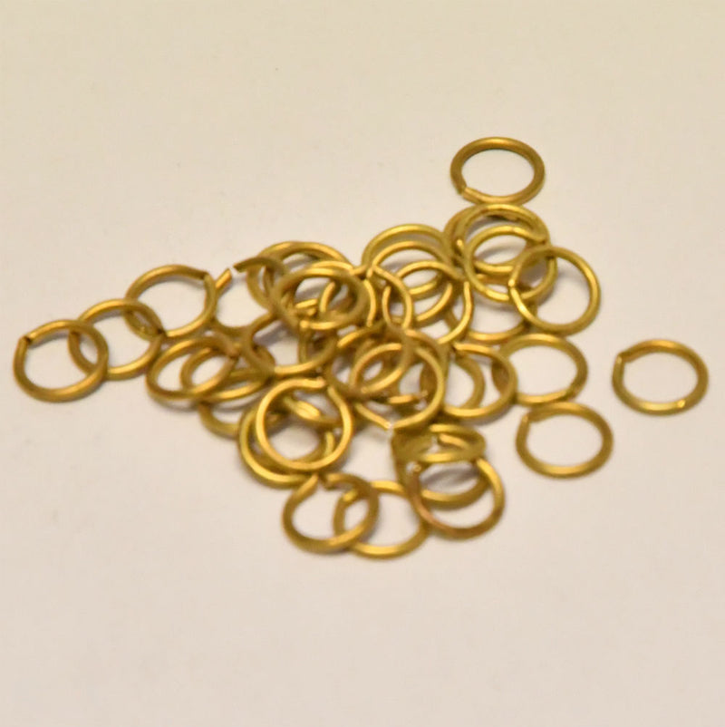 Brass Rings 6mm (100pc)