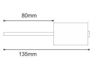 Pichler Brushless Motor BOOST 40 LS I KV=890 (80mm Shaft) to suit Sinbad model