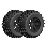 CORALLY OFFROAD 1/8 MONSTER TRUCK TIRES GRIPPER GLUED ON BLA