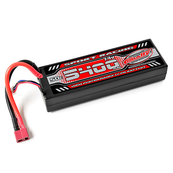 CORALLY SPORT RACING 50C LIPOBATTERY 5400MAH 7.4V T-PLUG 2S