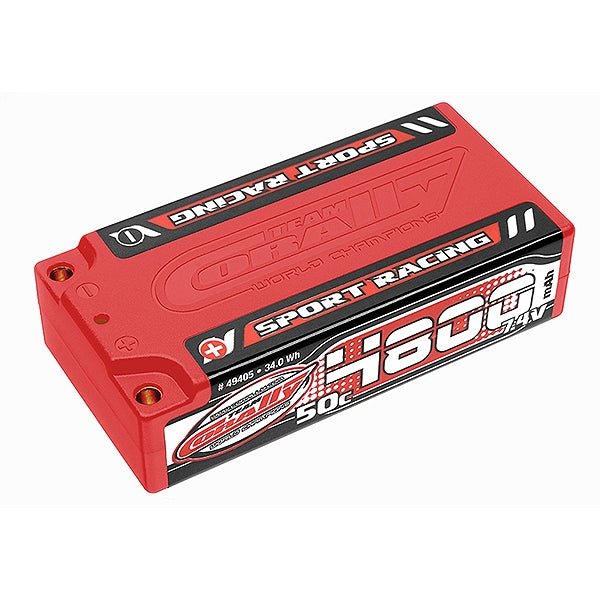 CORALLY SPORT RACING 50C LIPOBATTERY 4800MAH 7.4V SHORTY 2S