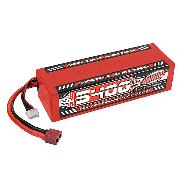 CORALLY SPORT RACING 50C LIPOBATTERY 5400MAH 11.1V STICK 3S