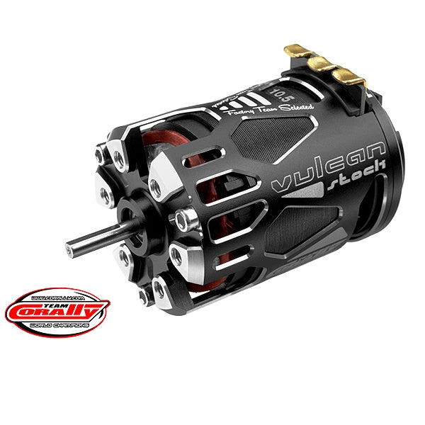 CORALLY VULCAN STOCK 1/10 SENSORED COMP B/LESS MOTOR 10.5T