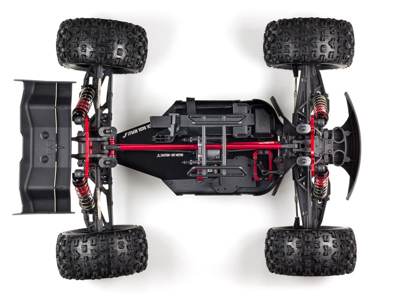 KRATON 1/8 4WD EXtreme Bash Roller Speed Black - Rolling Chassis