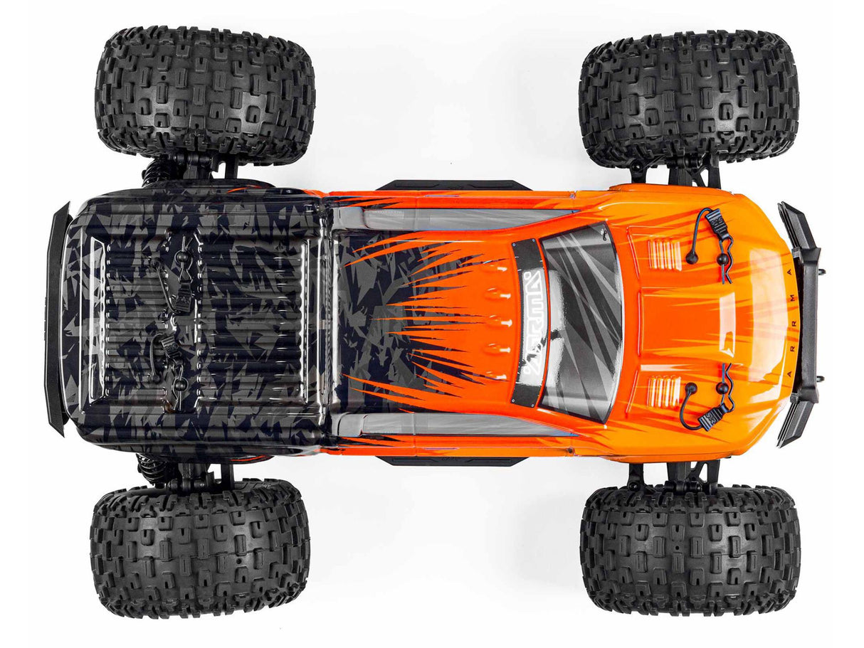 Arrma Granite Boost 4X2 550 Mega 1/10 2WD MT - Orange with Battery and Charger