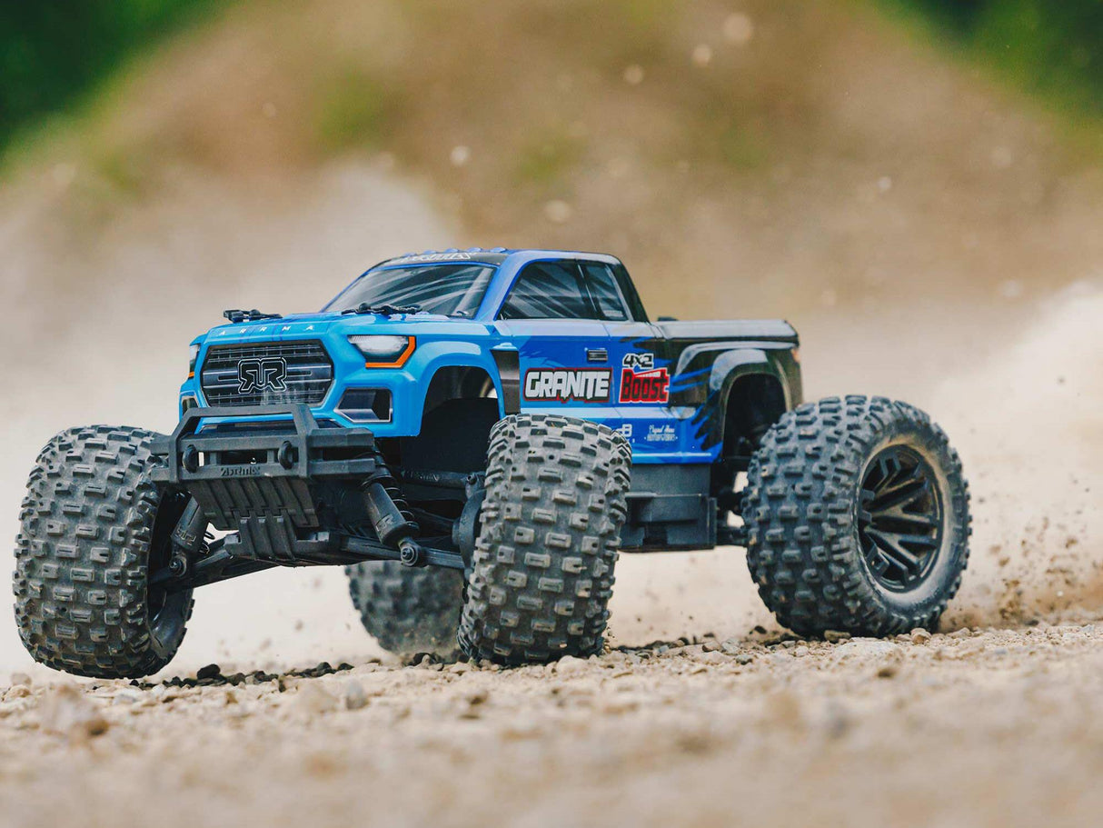 Arrma Granite Boost 4X2 550 Mega 1/10 2WD MT - Blue with Battery and Charger