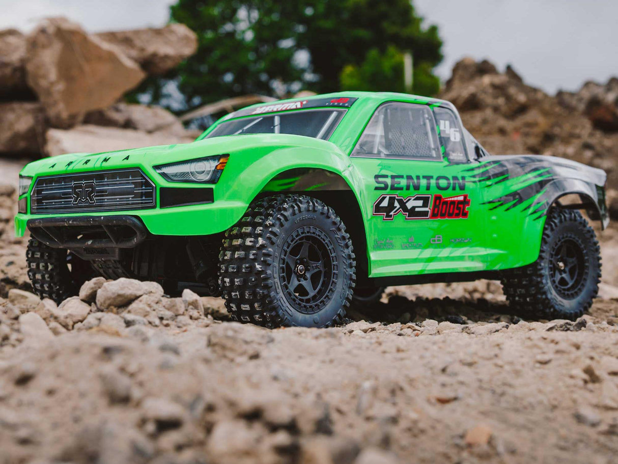 Arrma Senton Boost 4X2 550 Mega 1/10 2WD SC NO BATTERY OR CHARGER - Green