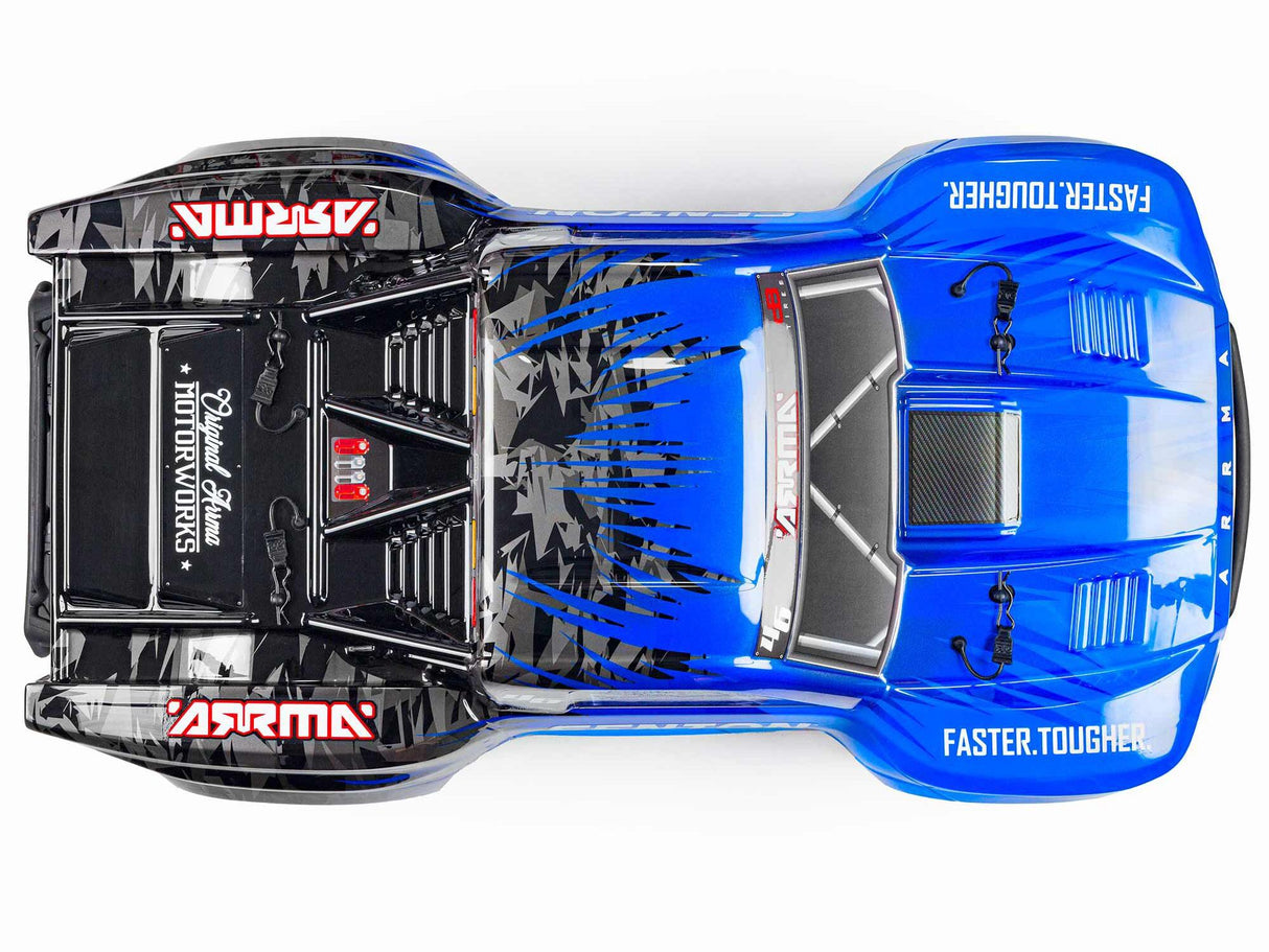 Arrma Senton Boost 4X2 550 Mega 1/10 2WD SC - Blue with Battery and Charger