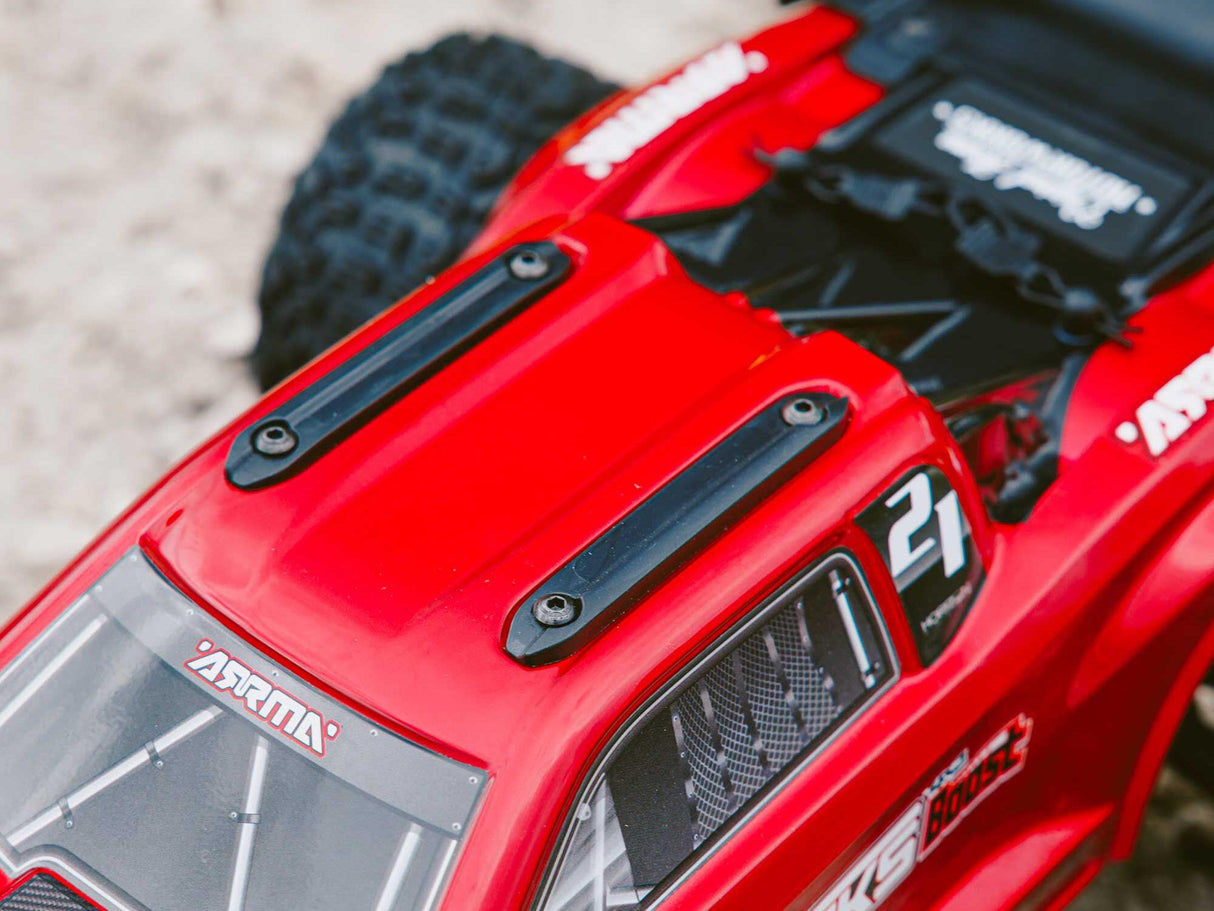 Arrma Vorteks Boost 4X2 550 Mega 1/10 2WD ST - Red - Includes battery and charger