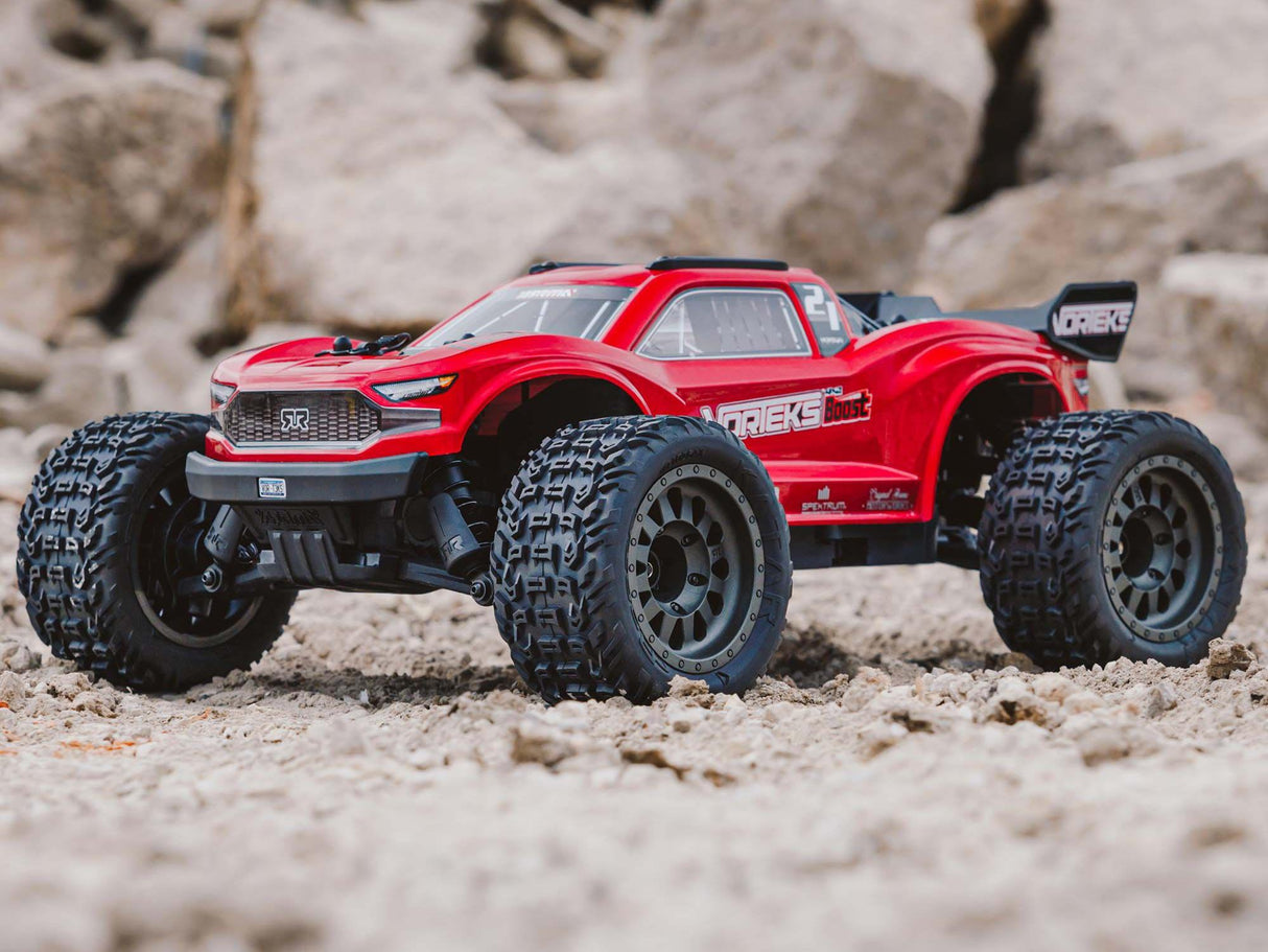 Arrma Vorteks Boost 4X2 550 Mega 1/10 2WD ST - Red - Includes battery and charger