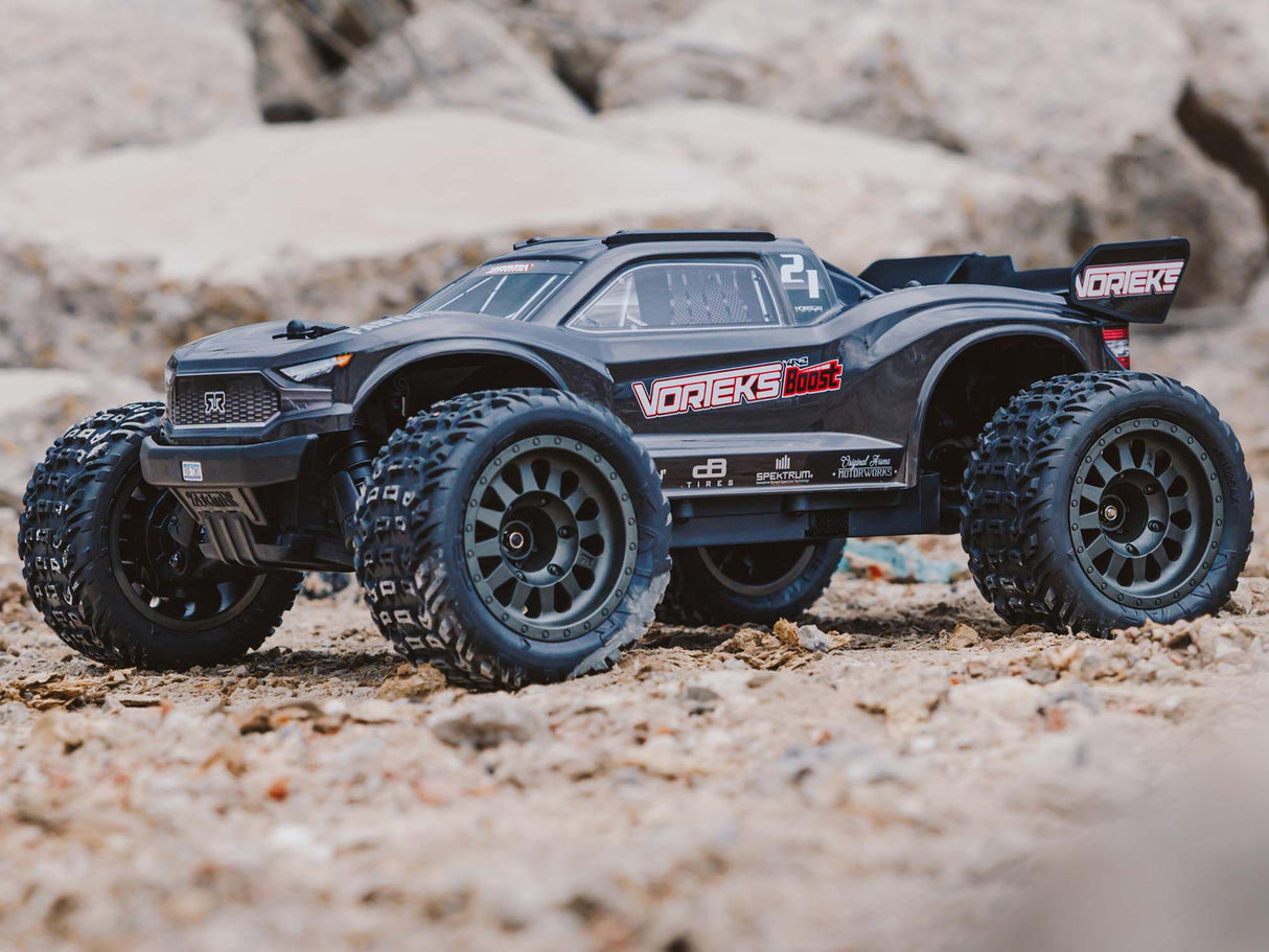 Arrma Vorteks Boost 4X2 550 Mega 1/10 2WD ST - Gunmetal  - Includes battery and charger