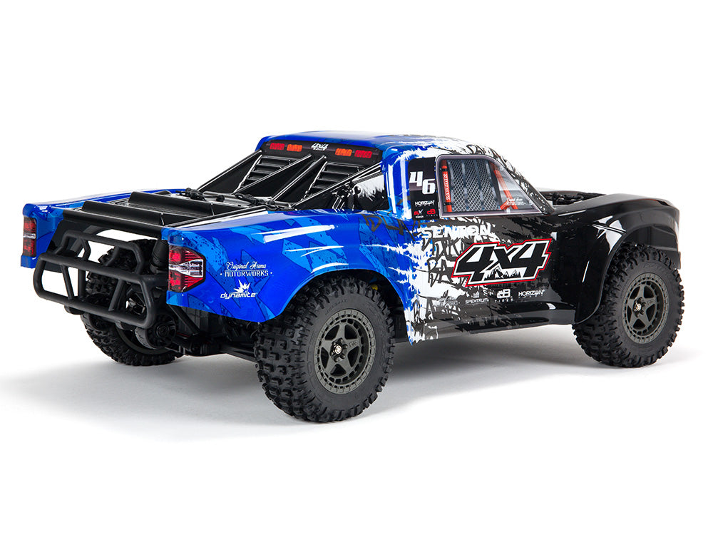 Arrma Senton 4X4 3S BLX Firma SLT3 Short Course Truck Ready to Run - Blue/Black