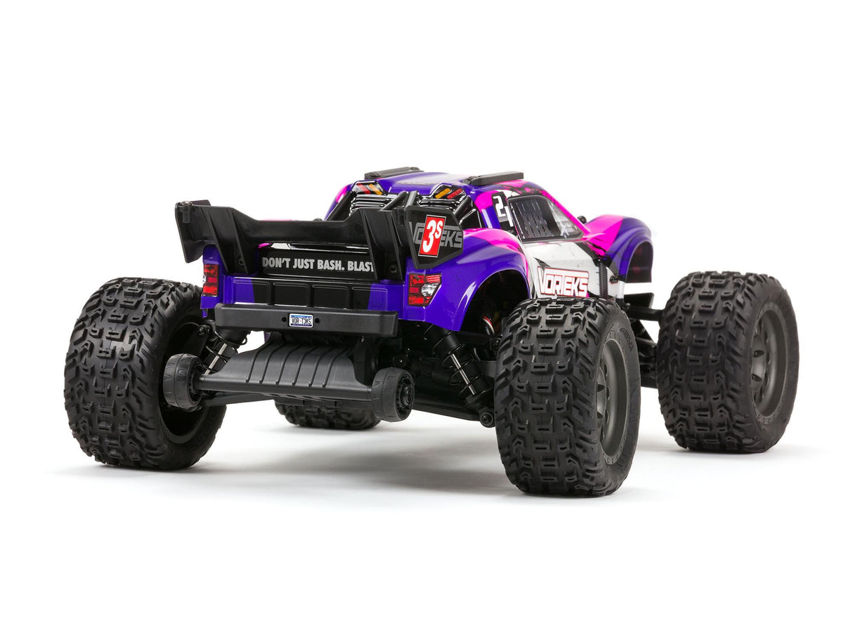 Arrma VORTEKS 4X4 3S BLX 1/10 Stadium Truck RTR Purple