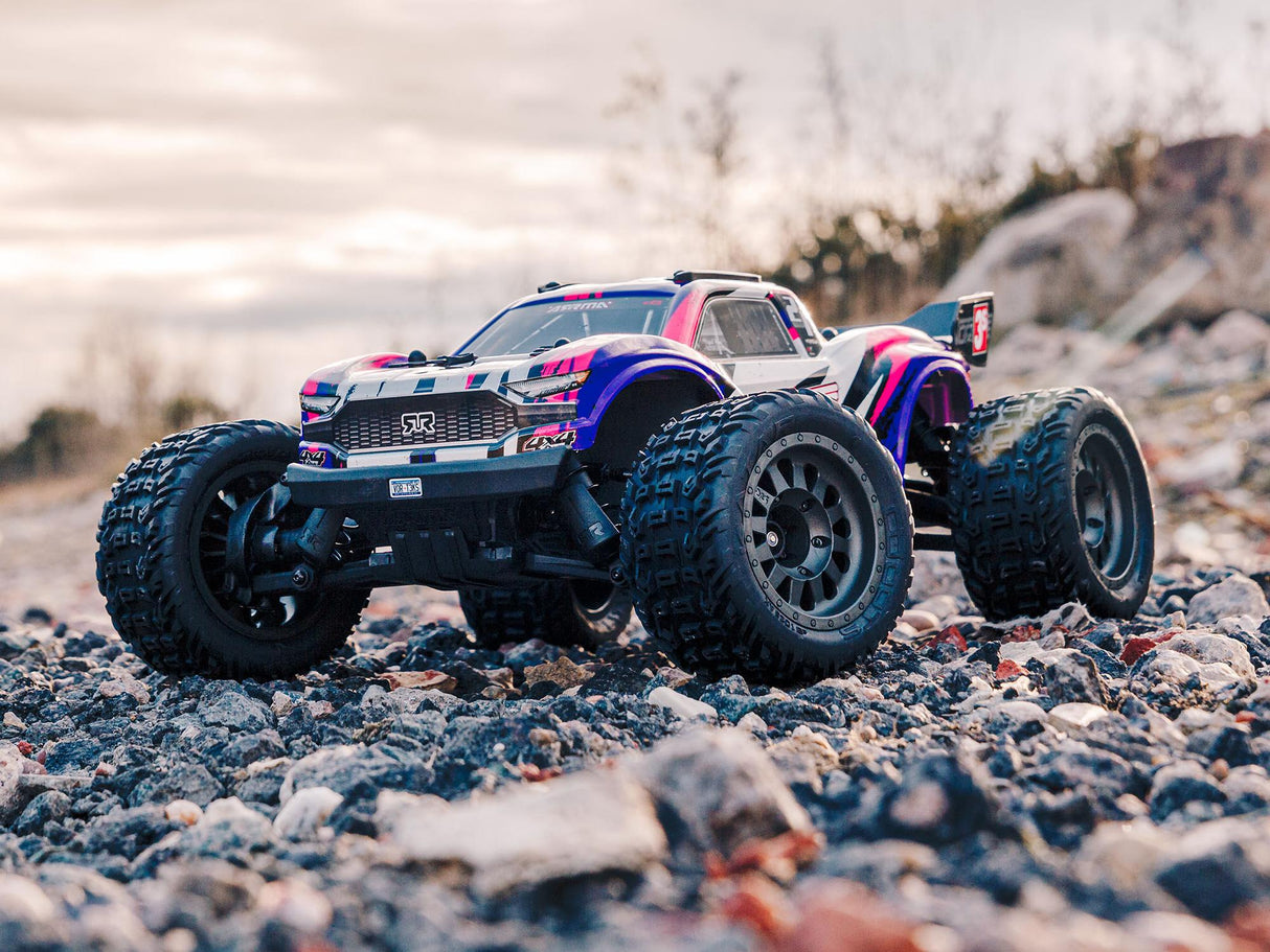 Arrma VORTEKS 4X4 3S BLX 1/10 Stadium Truck RTR Purple