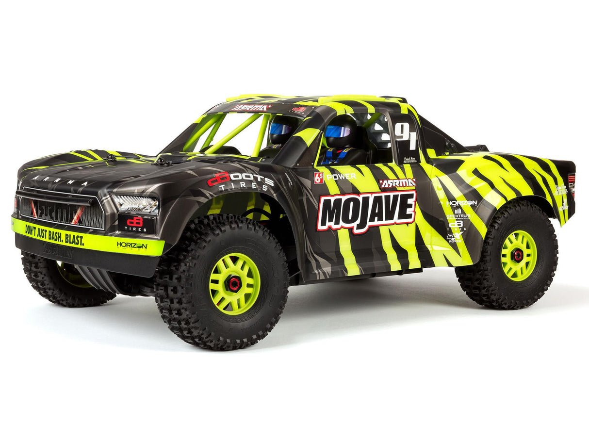 Mojave 6SBLX 1/7 Desert Truck Blk/Grn C-ARA7604V2T1