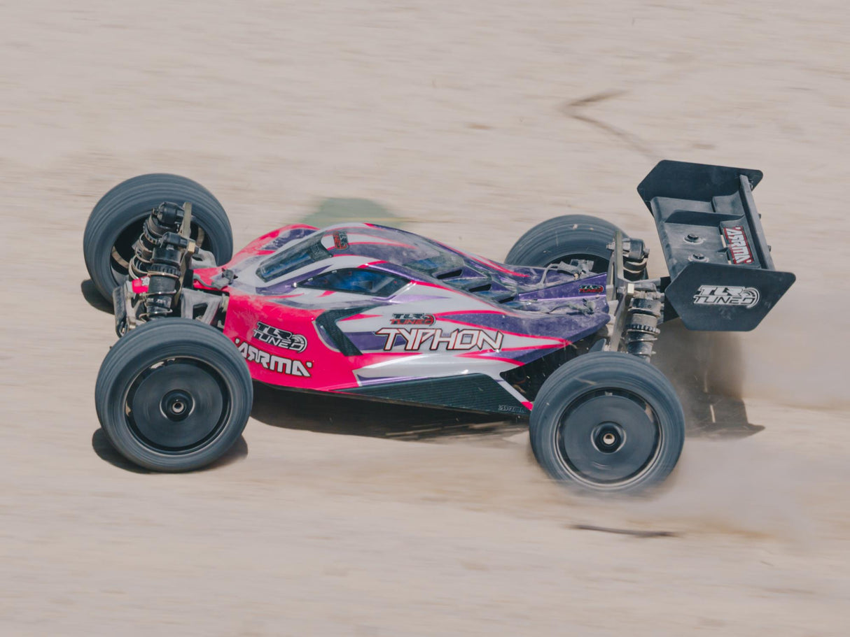 Arrma TLR Tuned TYPHON 1/8 4WD Roller (Pink/Purple)