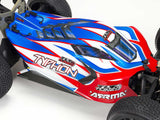 Arrma 1/8 TLR Tuned TYPHON 6S 4WD BLX Buggy Ready to Run - Red/Blue