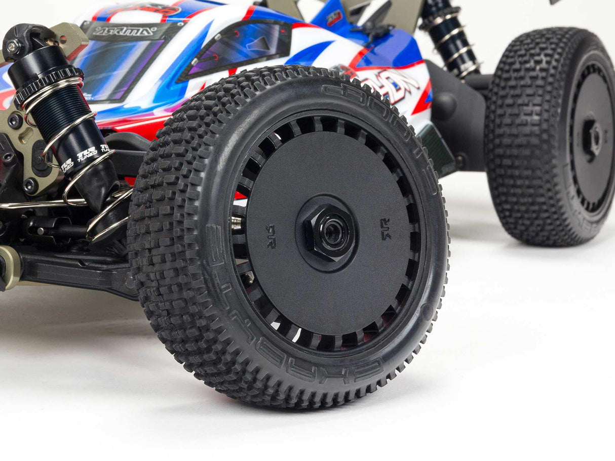 Arrma 1/8 TLR Tuned TYPHON 6S 4WD BLX Buggy Ready to Run - Red/Blue