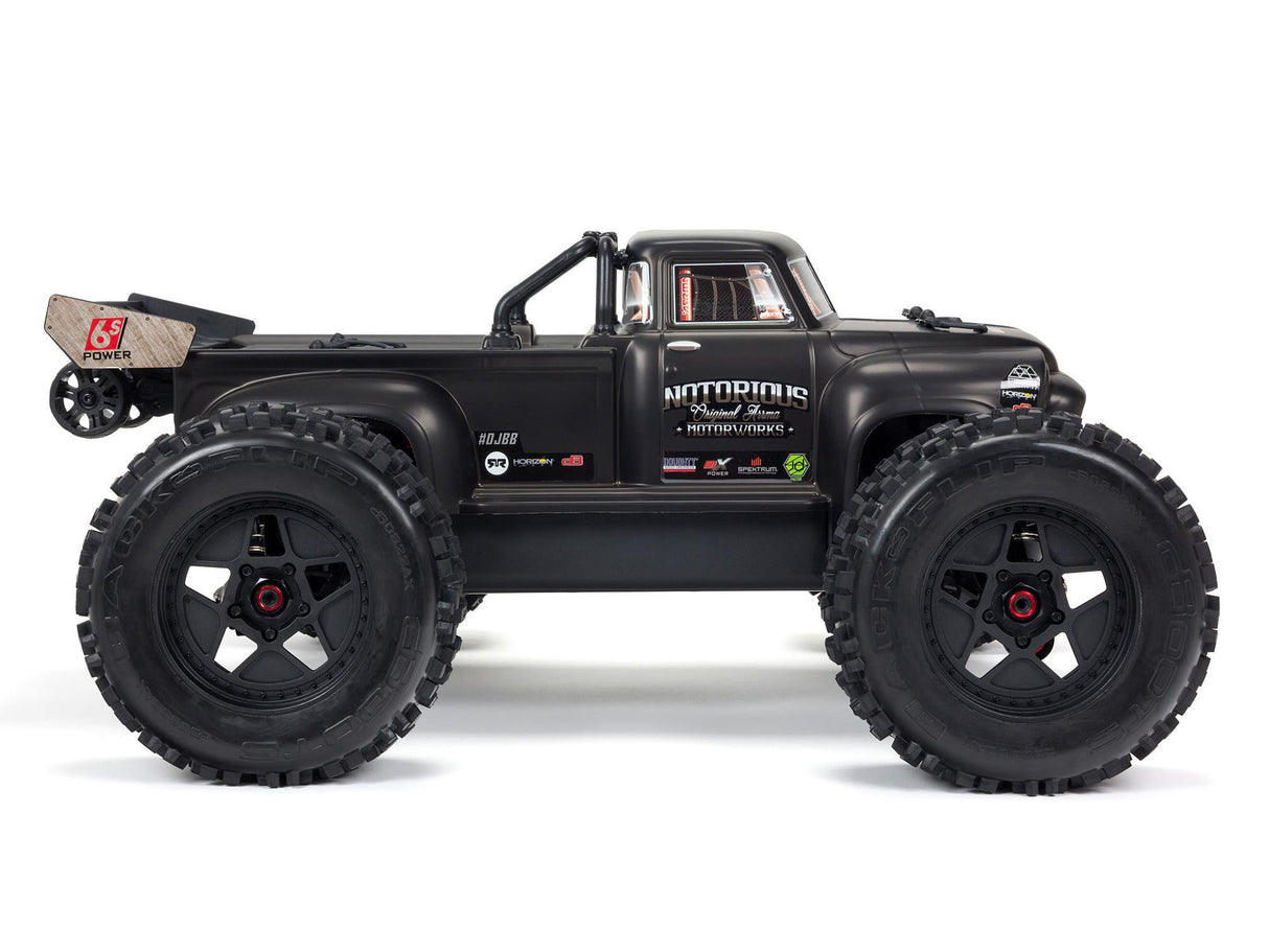 Arrma Notorious 6S 4WD BLX 1/8 RTR Black