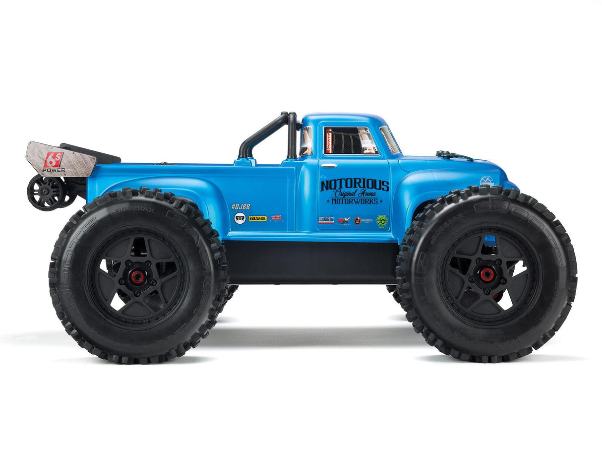 Arrma Notorious 6S 4WD BLX 1/8 RTR Blue