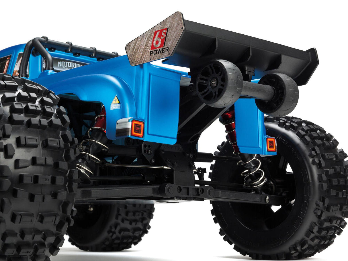 Arrma Notorious 6S 4WD BLX 1/8 RTR Blue