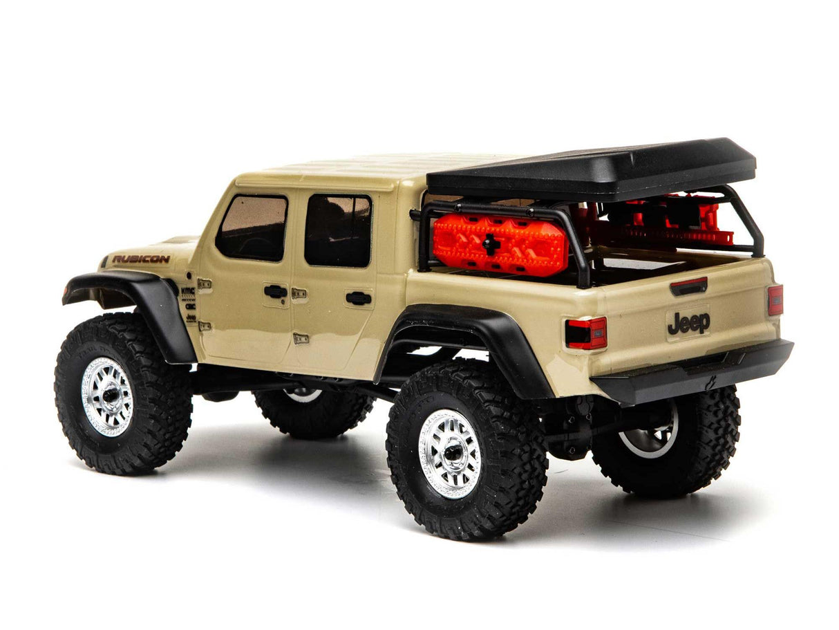 Axial /24 SCX24 Jeep JT Gladiator 4WD Rock Crawler Brushed Ready to Run - Beige