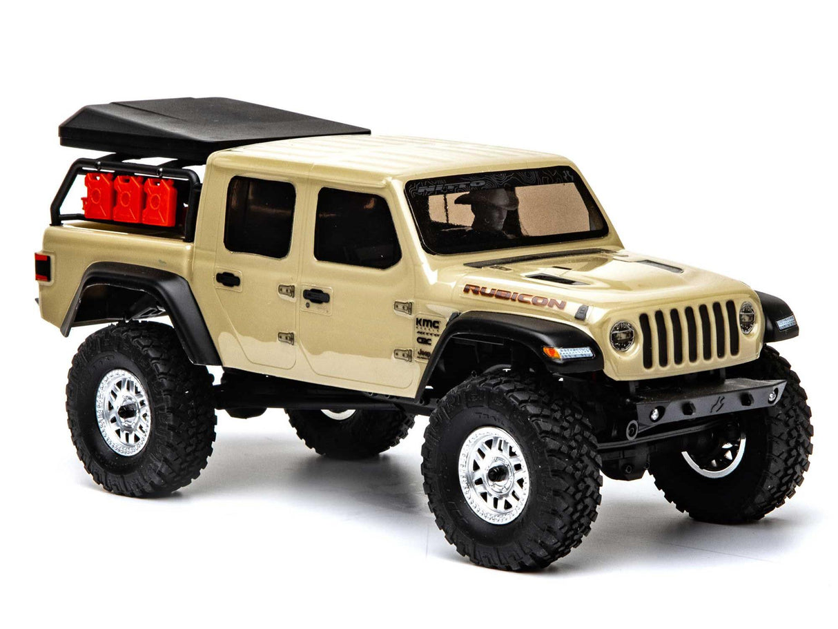 Axial /24 SCX24 Jeep JT Gladiator 4WD Rock Crawler Brushed Ready to Run - Beige