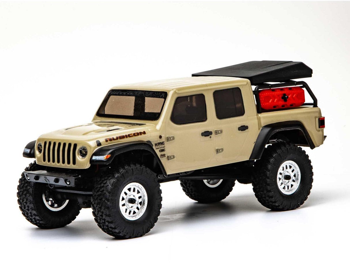 Axial /24 SCX24 Jeep JT Gladiator 4WD Rock Crawler Brushed Ready to Run - Beige