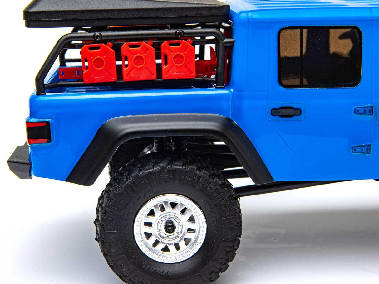 Axial /24 SCX24 Jeep JT Gladiator 4WD Rock Crawler Brushed Ready to Run - BLUE