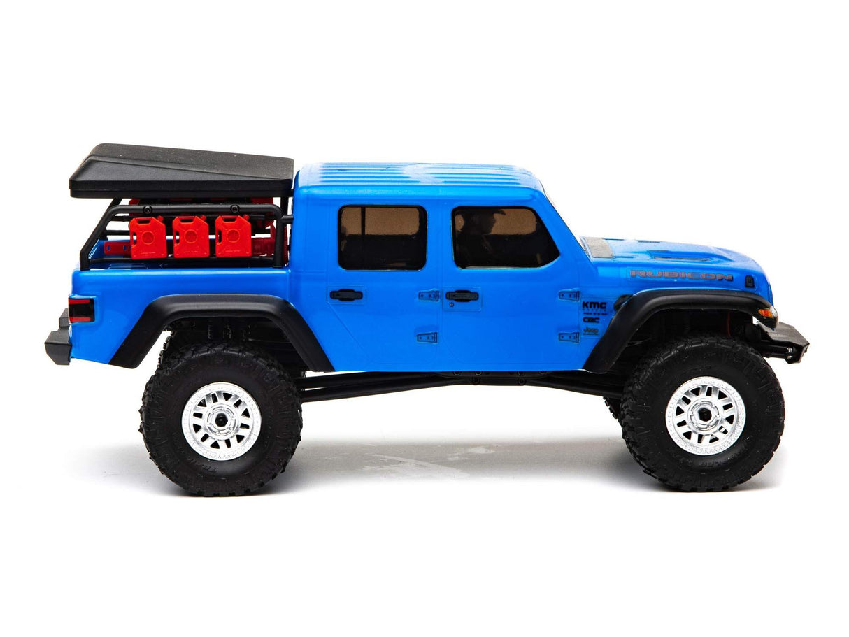 Axial /24 SCX24 Jeep JT Gladiator 4WD Rock Crawler Brushed Ready to Run - BLUE