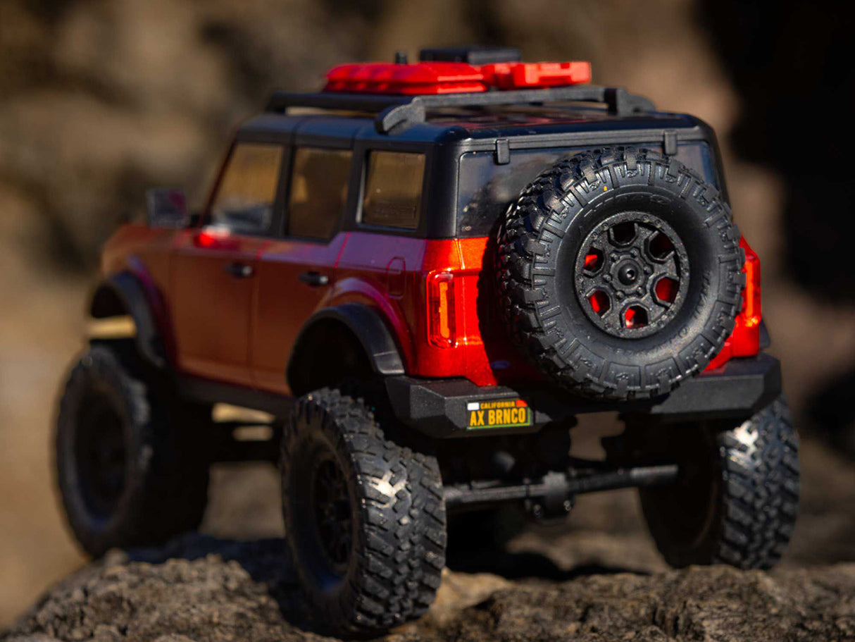 Axial 1/24 SCX24 2021 Ford Bronco 4WD Truck Brushed RTR - Red