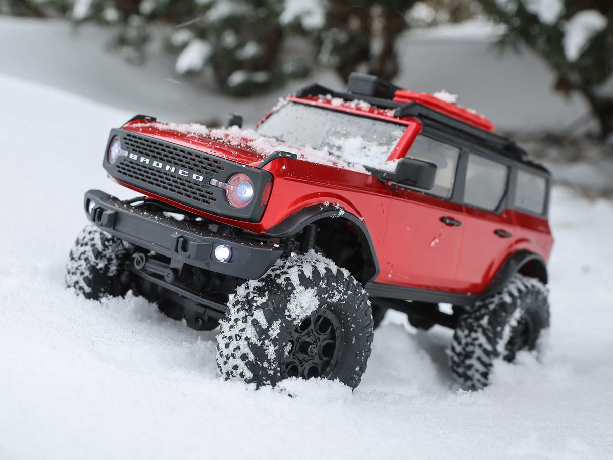 Axial 1/24 SCX24 2021 Ford Bronco 4WD Truck Brushed RTR - Red