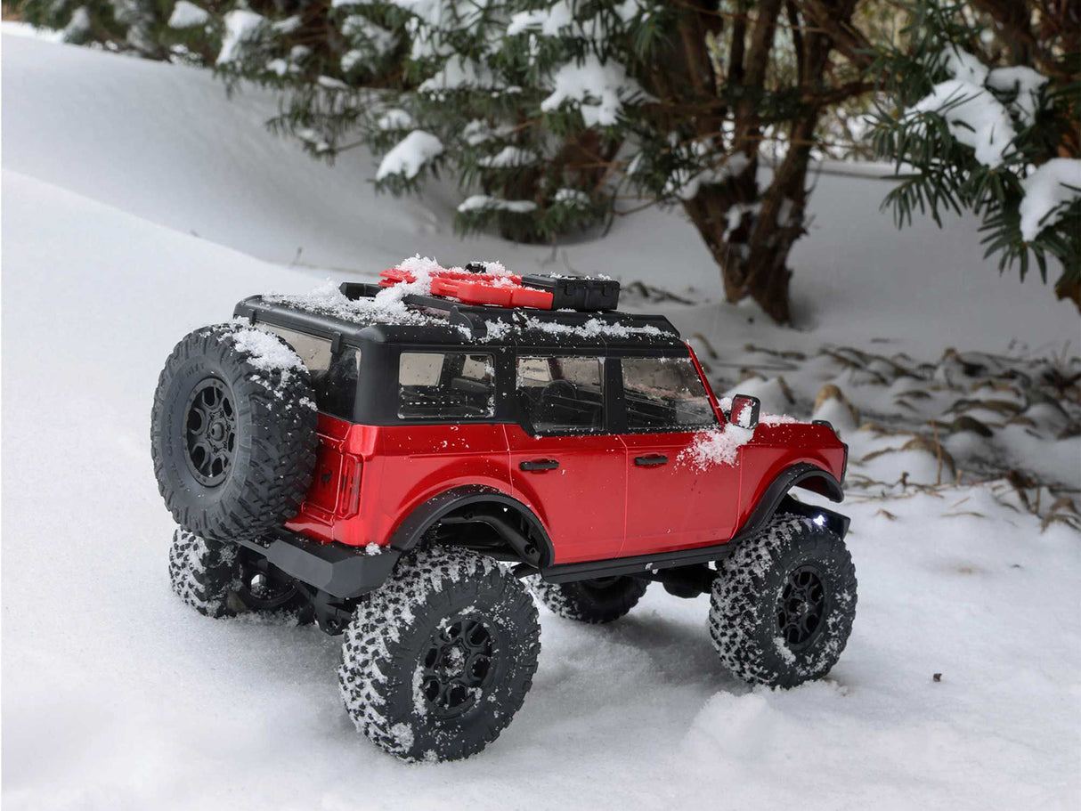 Axial 1/24 SCX24 2021 Ford Bronco 4WD Truck Brushed RTR - Red