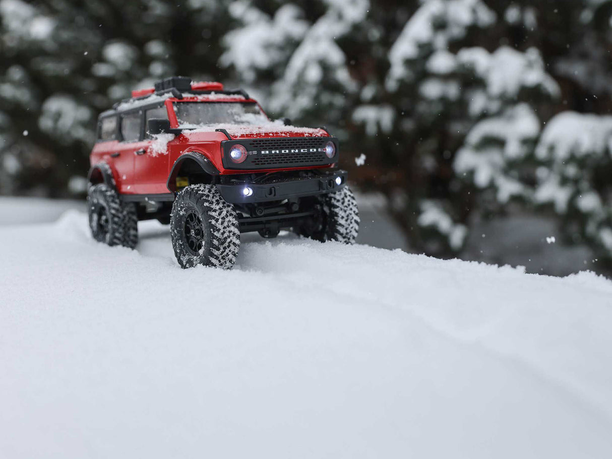 Axial 1/24 SCX24 2021 Ford Bronco 4WD Truck Brushed RTR - Red