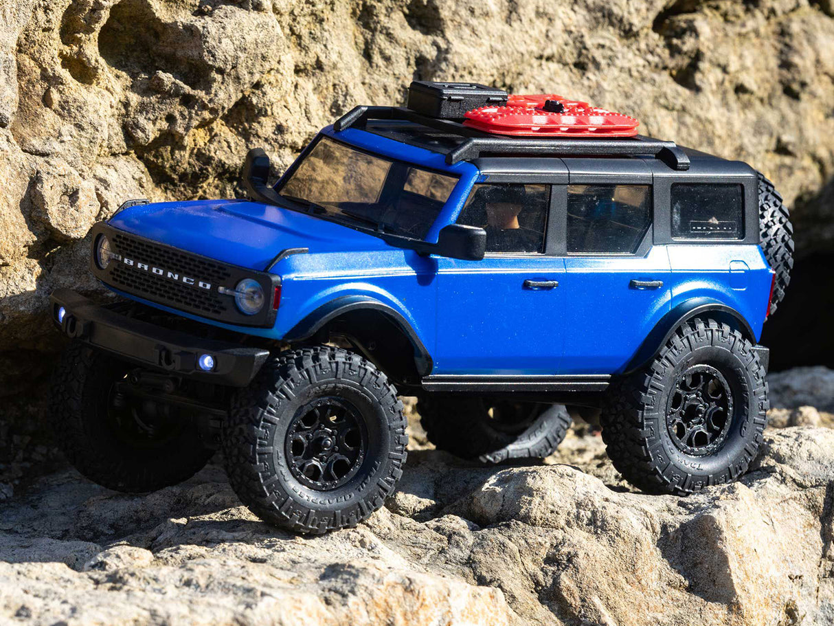 Axial 1/24 SCX24 2021 Ford Bronco 4WD Truck Brushed RTR - Blue