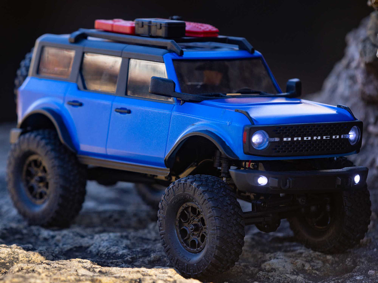 Axial 1/24 SCX24 2021 Ford Bronco 4WD Truck Brushed RTR - Blue