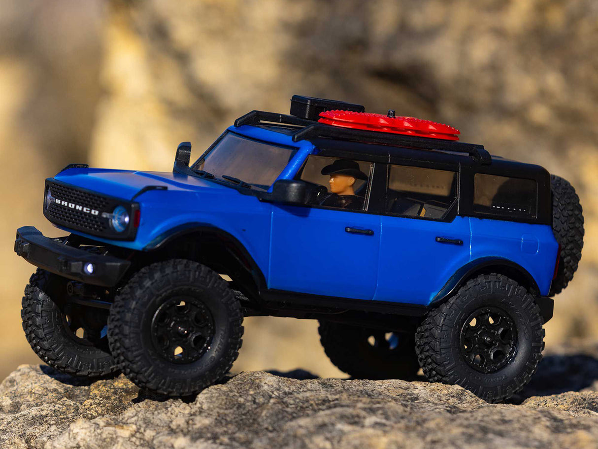 Axial 1/24 SCX24 2021 Ford Bronco 4WD Truck Brushed RTR - Blue