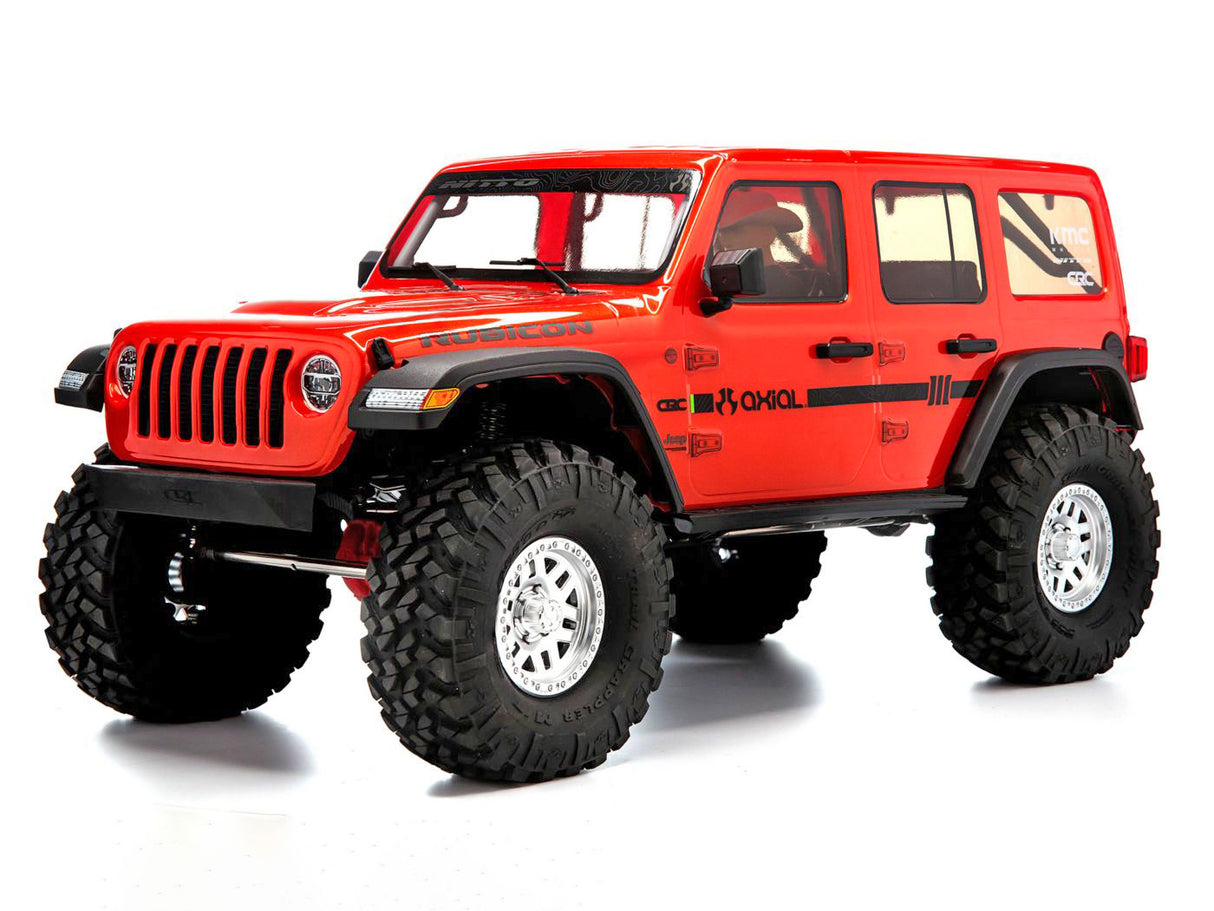 1/10 SCX10III Jeep JLU Wrangler with Portals RTR Orange