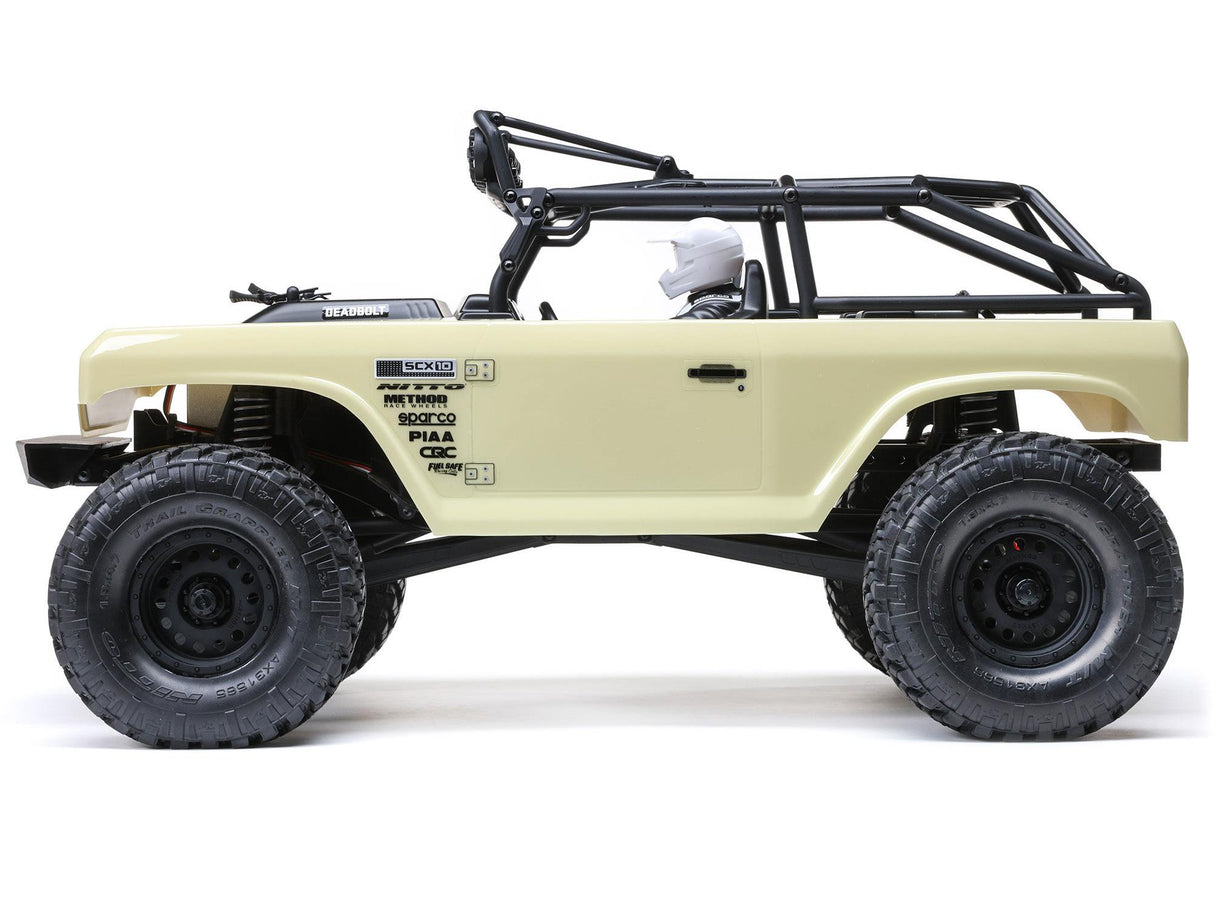 Axial 1/10 SCX10 II Deadbolt 4WD Brushed Ready to Run - Tan