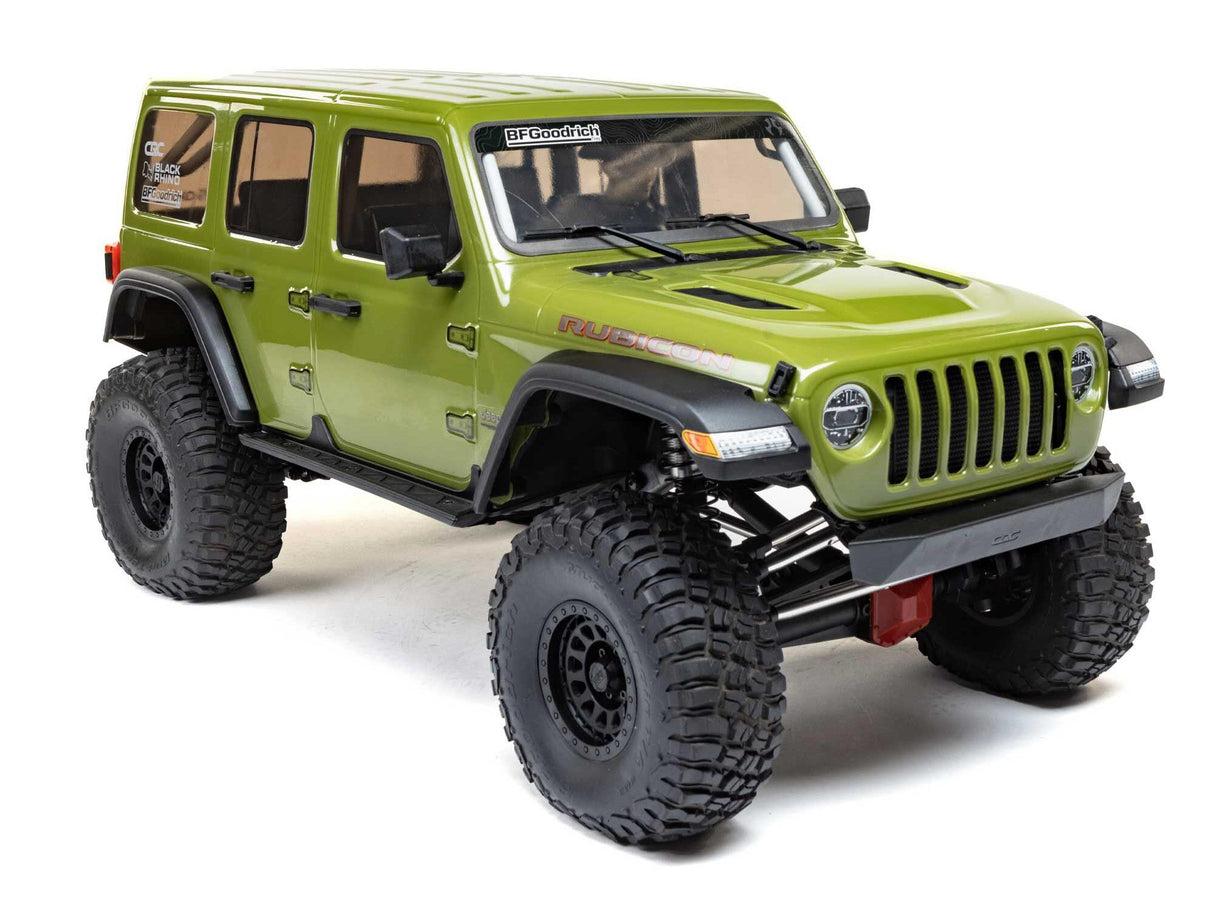 1/6 SCX6 Jeep JLU Wrangler 4WD Rock Crawler RTR: Green